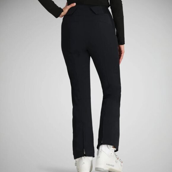 Obermeyer Cloud Nine Ski Pants Sz 4 Black Fleece Insulated Cold Winter Pants - Picture 2 of 14